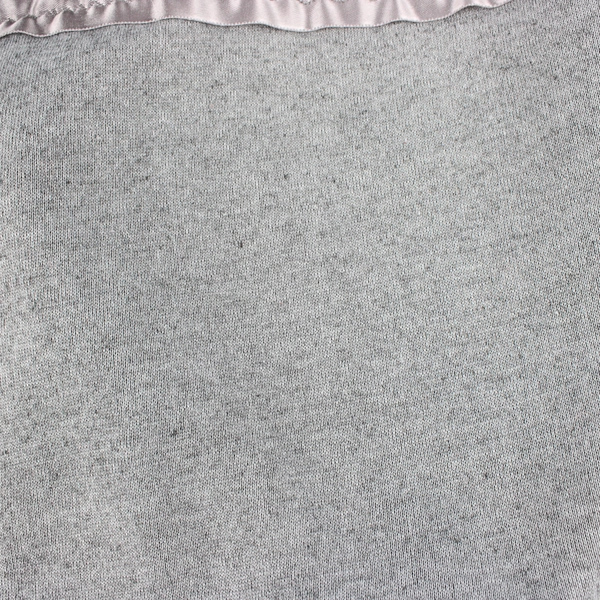 Unbranded Solid Gray Fleece Throw Blanket Queen 70" x 90"