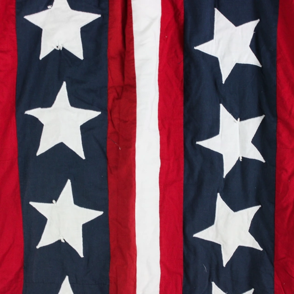 Unbranded Red/White/Blue American Flag Queen Size Quilt Blanket