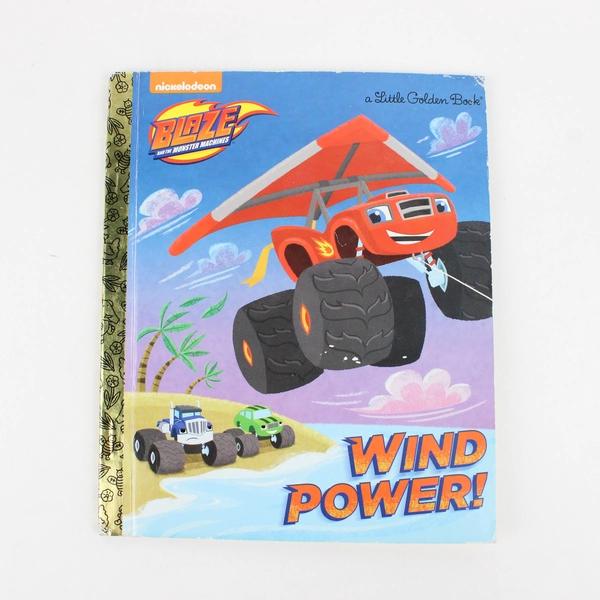 Lot of 2 Blaze & Monster Mach Board Books Nickelodeon Little Golden Books 2016 