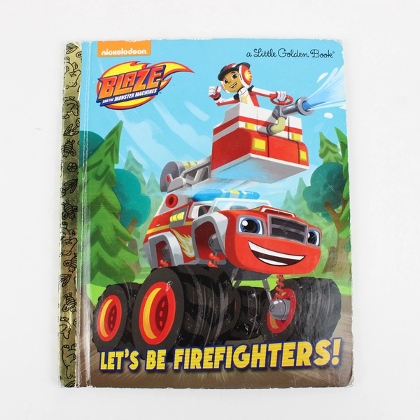 Lot of 2 Blaze & Monster Mach Board Books Nickelodeon Little Golden Books 2016 