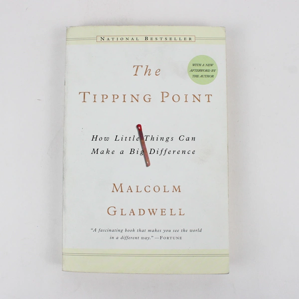The Tipping Point Malcolm Gladwell Paperback Novel 2002 Back Bay Books