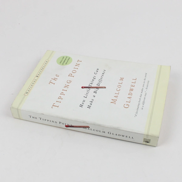 The Tipping Point Malcolm Gladwell Paperback Novel 2002 Back Bay Books