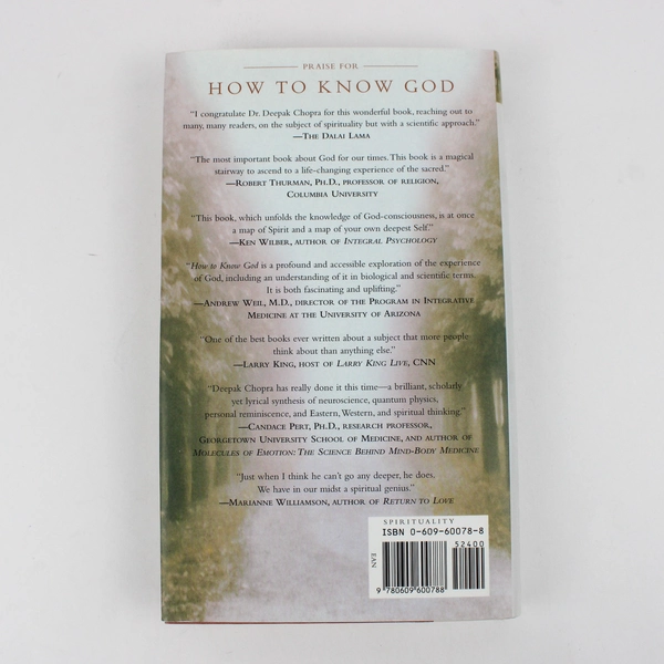 How to Know God: The Soul's Journey  by Deepak Chopra (2000, Hardcover)