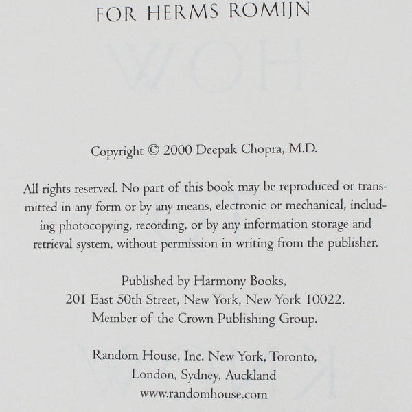 How to Know God: The Soul's Journey  by Deepak Chopra (2000, Hardcover)