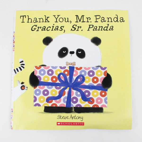 Scholastic Book Thank You, Mr. Panda by Steve Antony 2018 PB English & Spanish