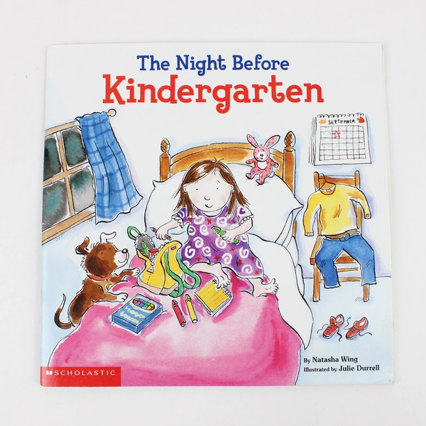 The Night Before Kindergarten by Natasha Wing Scholastic Paperback Book 2002 