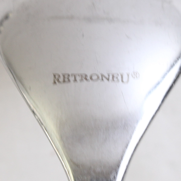 Set of 6 Retroneu Symphony Pattern Stainless Steel Oval Soup Spoons 7.88 Inches