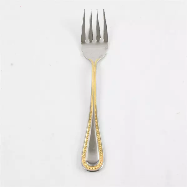  Lot of 4 Towle Individual Salad Fork Gold Manchester 6.5"