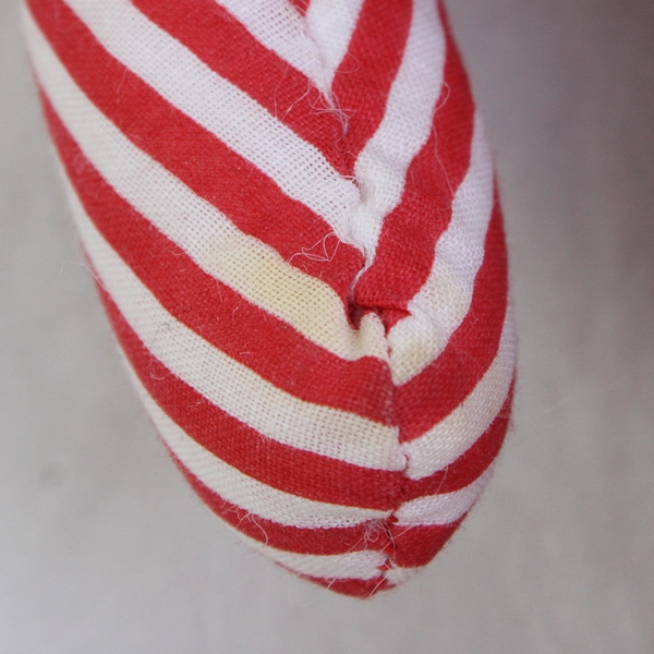 Vintage 1991 American Greetings Ziggy Christmas Vinyl Place Plush Toy 7" FLAW