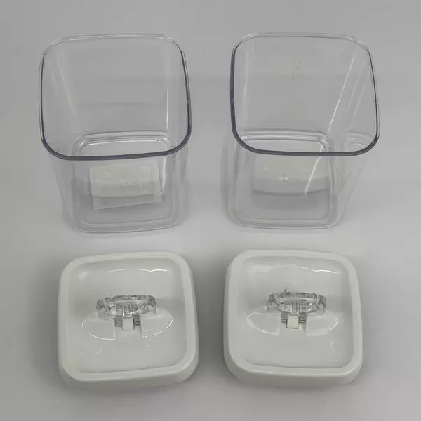 Lot of 2 Better Homes & Gardens BH40-044-099-06 Food Storage Jars Holds 7.5 Cups