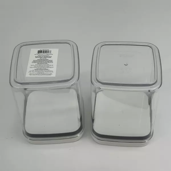 Lot of 2 Better Homes & Gardens BH40-044-099-06 Food Storage Jars Holds 7.5 Cups