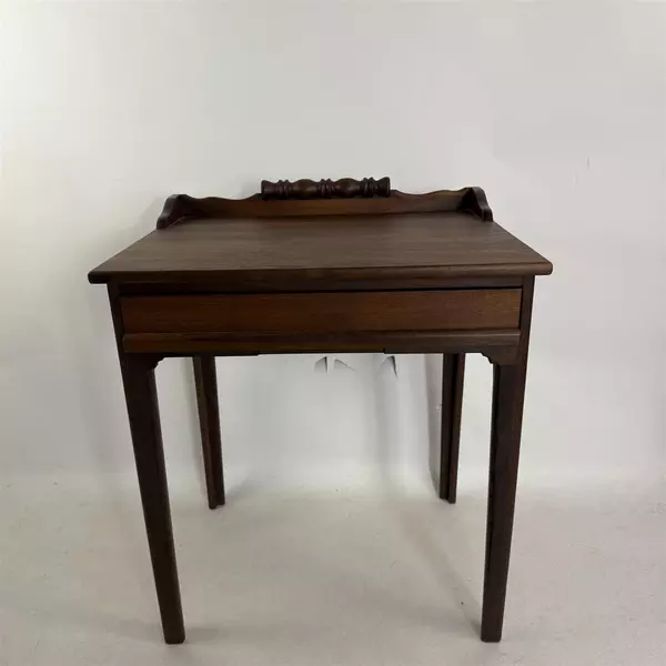 Wooden Secretary Desk 33" Vintage Classic Compact Writing Table Office Home Use