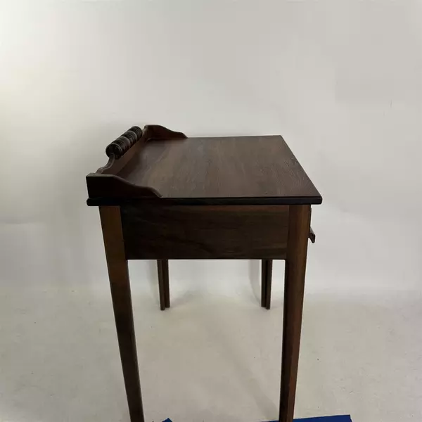 Wooden Secretary Desk 33" Vintage Classic Compact Writing Table Office Home Use