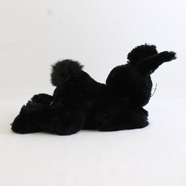 Mcmenamins Black Rabbit Plush Toy Embroidered Edgefield Logo On Foot 13" Long
