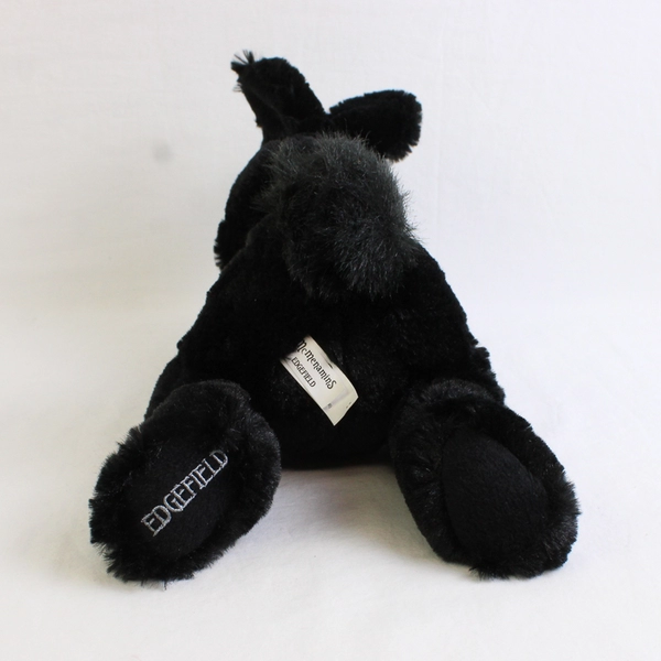 Mcmenamins Black Rabbit Plush Toy Embroidered Edgefield Logo On Foot 13" Long