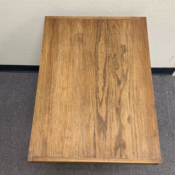 Wooden Stump Oak Side Table 28"