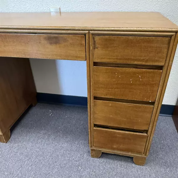 46" Wooden Executive Desk With 6 Drawers