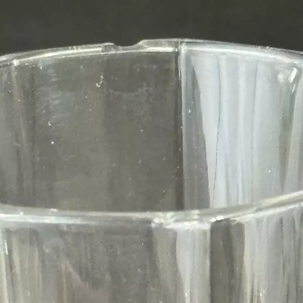Set of 6 Cristal D'Arques Flat Bottom 10 Ounce Tumblers 5.25 Inch