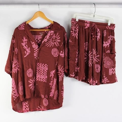 Urban Outfitters Out From Under Brown Pink Celestial Loungewear Set Women's Med