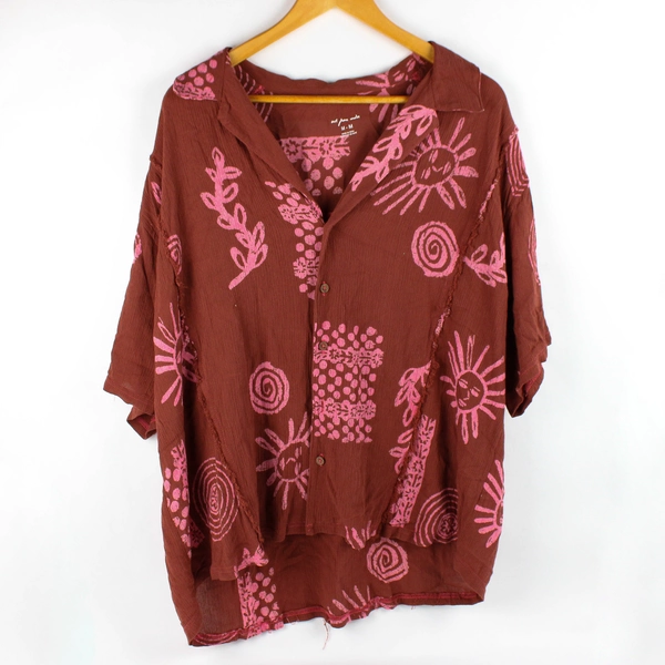 Urban Outfitters Out From Under Brown Pink Celestial Loungewear Set Women's Med