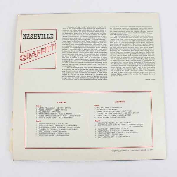 Nashville Graffiti (2 Disc Set 1975) Collector's Edition Vinyl Record Album