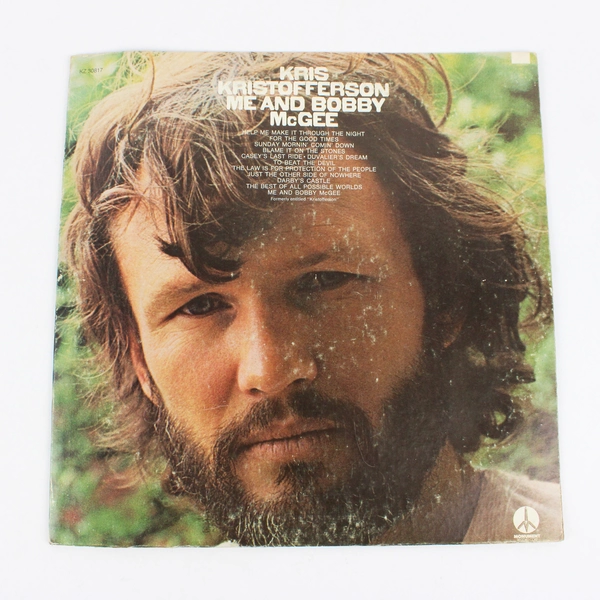 Kris Kristofferson "Me and Bobby McGee" 1971 Vinyl Record