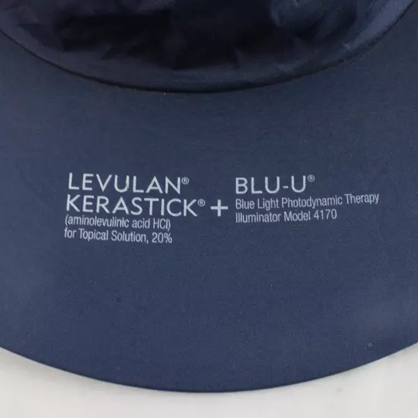 Levulan Kerastick +Blu-U Lightweight Pharmaceutical Rep Hat Navy Blue