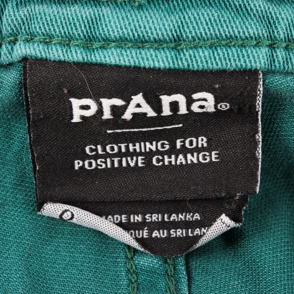 PrAna Women's 6 Emerald Green Cargo Pants
