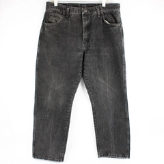 Rustler Men's 38x29 Black Denim 100% Cotton Straight Leg