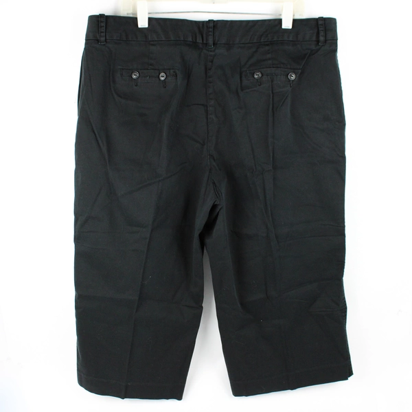 Lifestyle Attitude Women's 18W Black Dress Stretch Capris 