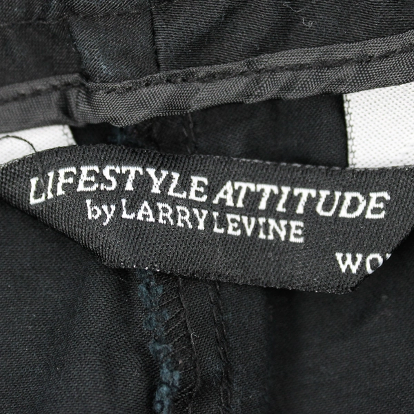 Lifestyle Attitude Women's 18W Black Dress Stretch Capris 