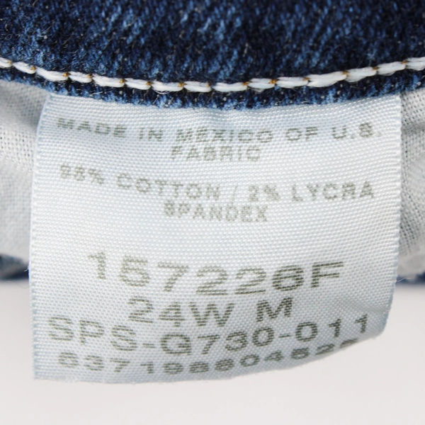 Riders Denim Women's 24W Medium Wash Tapered Leg Jeans