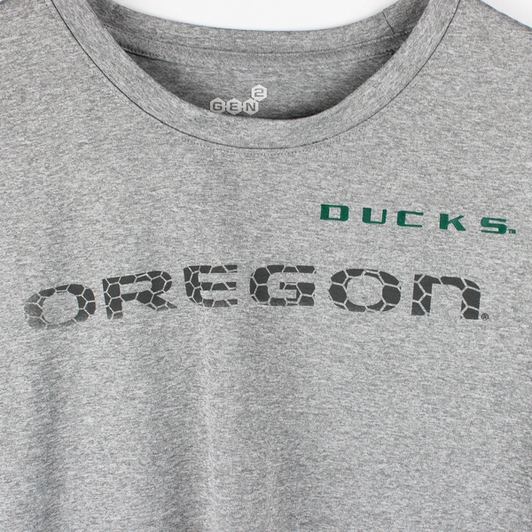 Gen2 Oregon Ducks Gray Long-Sleeve Athletic T-Shirt Women's Size XL
