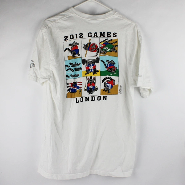 Crazy Shirts B. Kliban Team USA 2012 London Summer Olympics T-Shirt Large FLAW