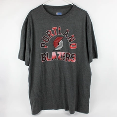 NBA Portland Trail Blazers Gray Short-Sleeve T-Shirt Men's Size 2XL
