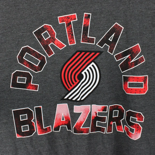 NBA Portland Trail Blazers Gray Short-Sleeve T-Shirt Men's Size 2XL