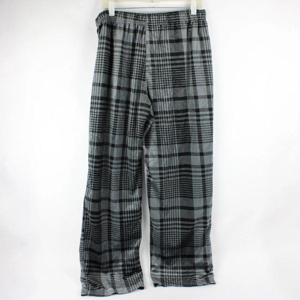 English Laundry Black and Gray Plaid Pajama Pants Men's Size Large