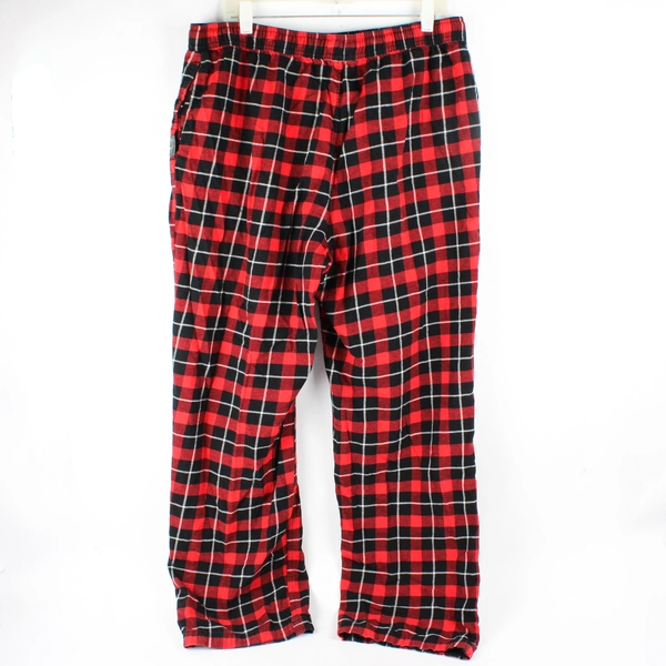 Eddie Bauer Black and Red Check Pajama Pants Men's Size Large