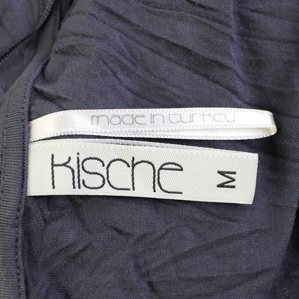 Kische Solid Dark Purple Color Long Sleeve Cardigan Women's Size M