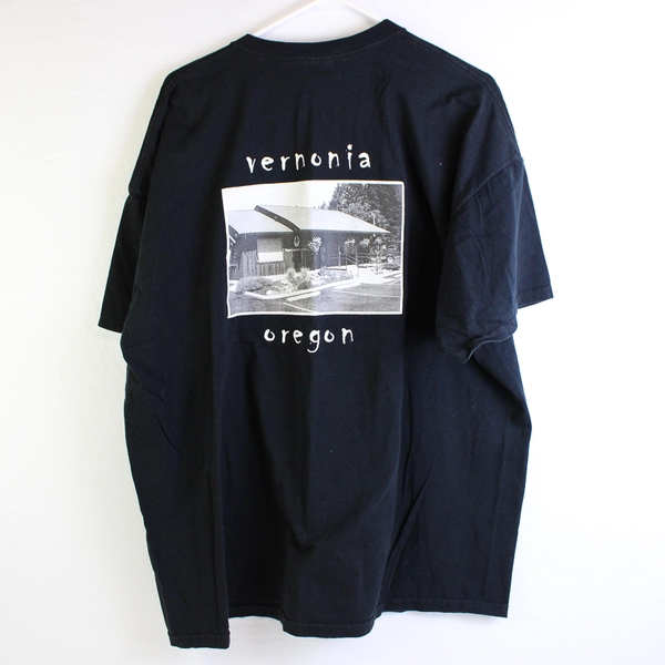 Jerzees Edward And Bella Were Here Printed Black Short Sleeve Shirt Size 3X