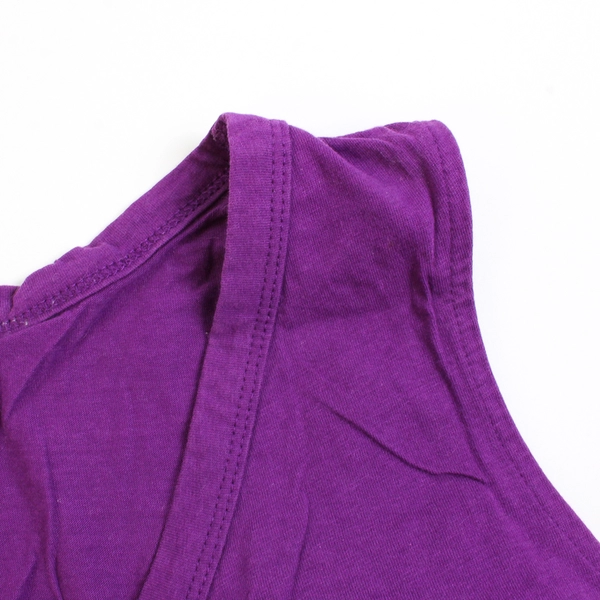 Women Within Solid Purple Color Sleeveless Shirt Women's Size 1X (22/24)