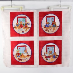 Cranston V.I.P Bears The Four Seasons Throw Pillow Fabric Panel