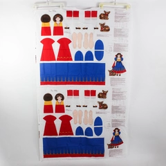 VTG Cranston VIP Once Upon A Time Snow White Dolls Fabric Panel