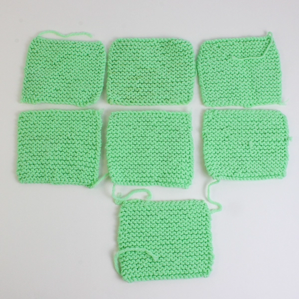 Lot of 42 Handmade Crocheted Granny Squares Red Orange Green Blue Etc.