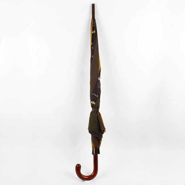 Vintage Aramis Rainy Day Theme Umbrella 44" Diameter