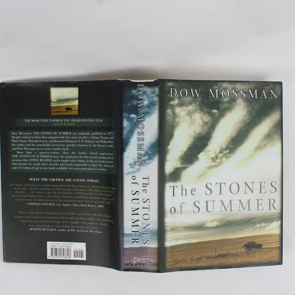 The Stones of Summer by Dow Mossman 2003 Novel Hardcover Dust Jacket
