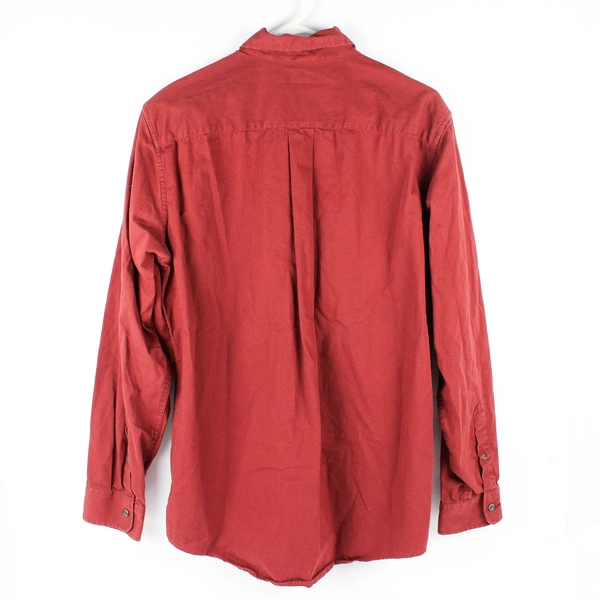Eddie Bauer Red Classic Fit Button-Down Men's Size Medium