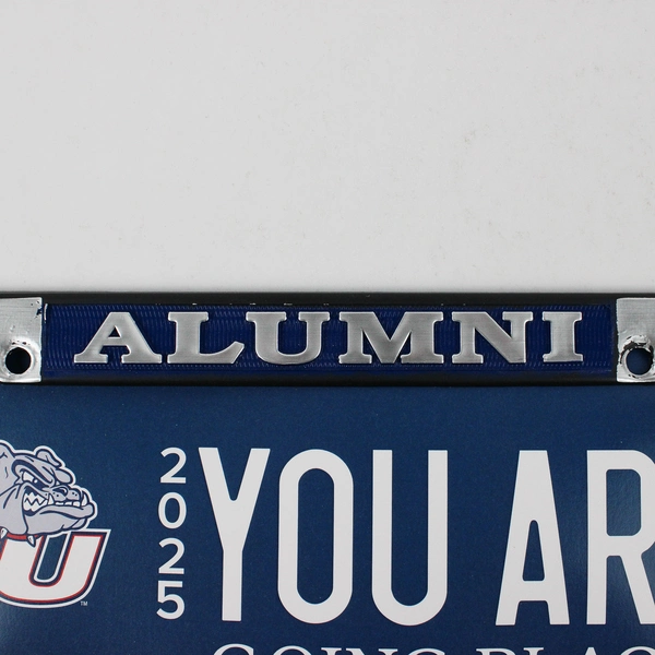 Gonzaga University Alumni License Plate Frame You Are Going Places 2025