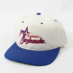 Vintage Signatures Kansas Jayhawks Snapback Hat One Size FLAWED