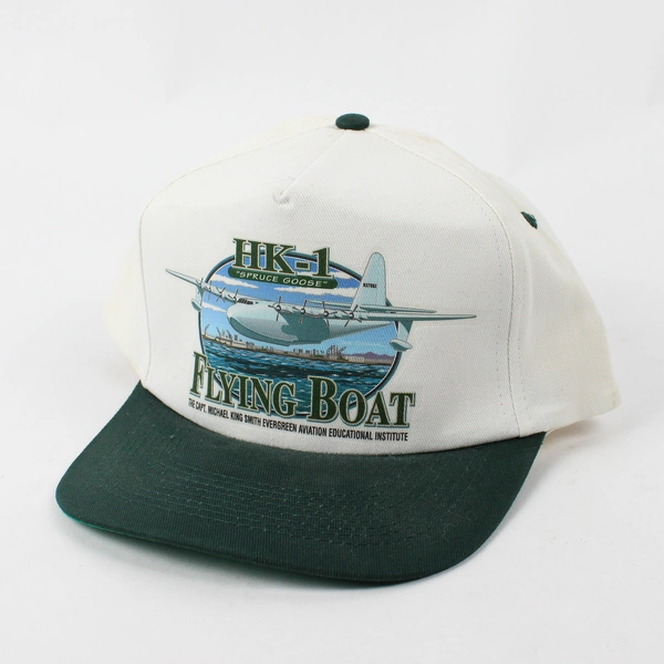 VTG KC HK-1 Spruce Goose Flying Boat Snapback Hat One Size FLAWED